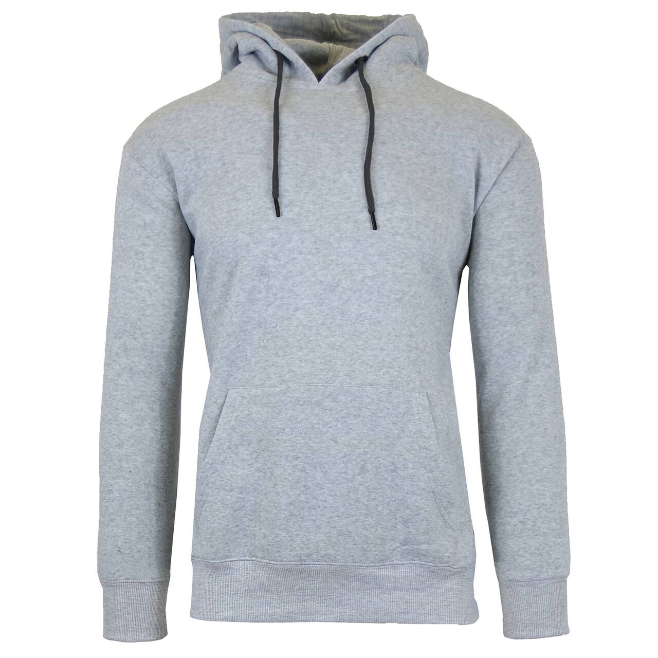 Galaxy by Harvic Heavyweight Fleece-Lined Men's Pullover Sweater Hoodie